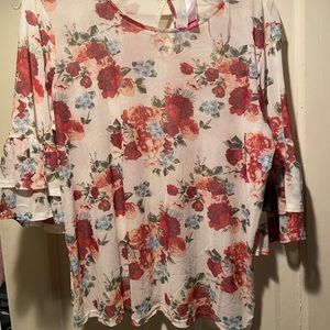 NWT Flowered Shirt